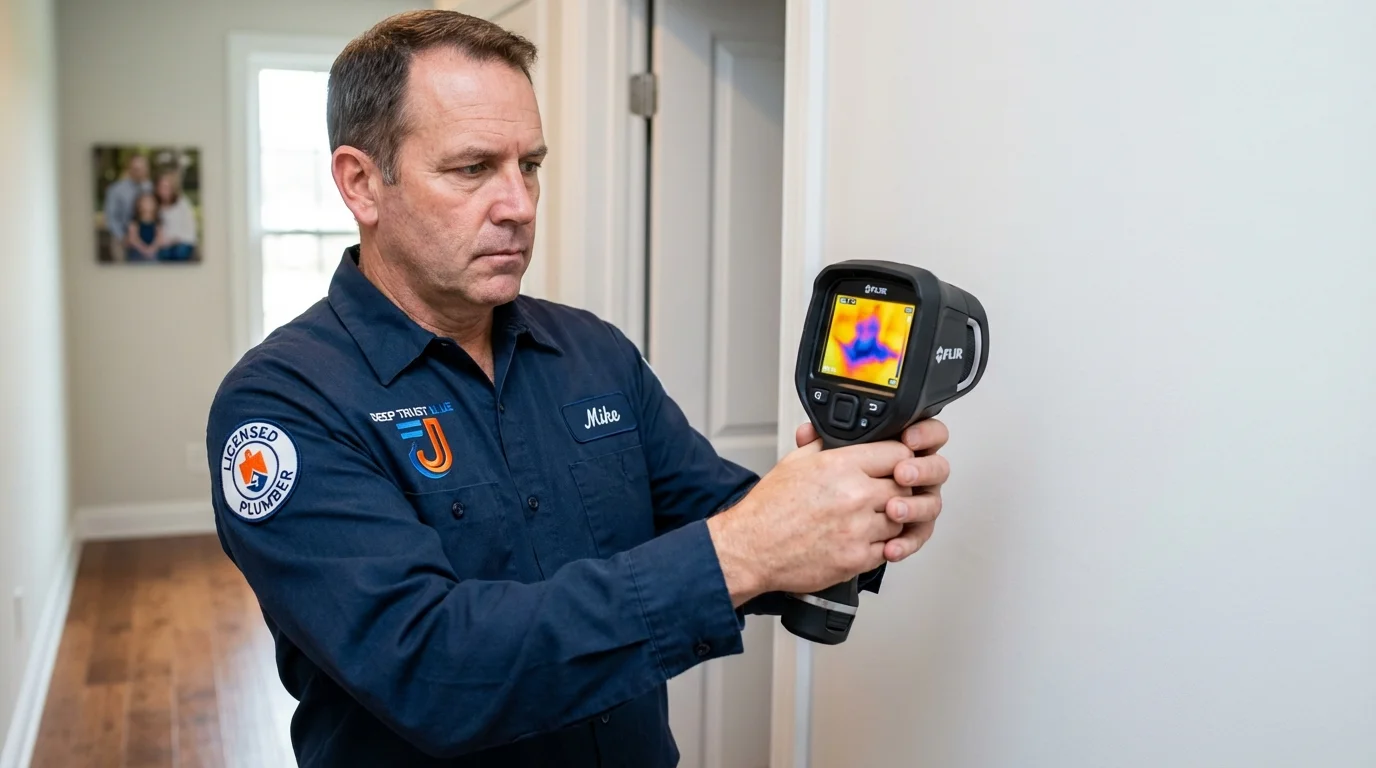 Thermal imaging leak detection by Johns Plumbing LLC in Selinsgrove